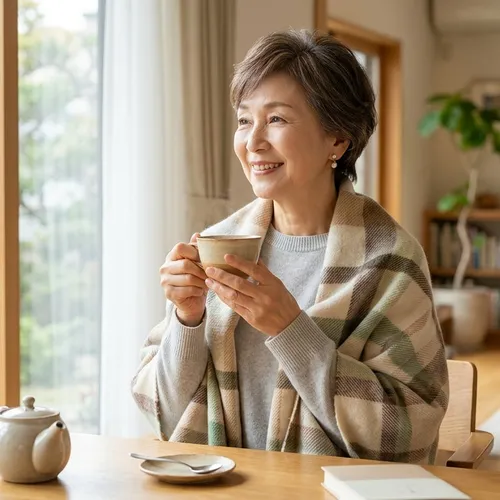 60代からの「これ1枚で何でも対応」 ― QUEENHEAD大判ストールが手放せない理由